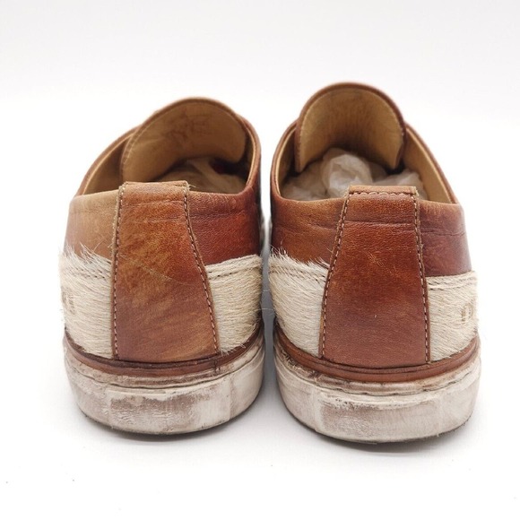 Bed Stu Mens 8.5 Holmes Brown Leather Lace Up Shoes Oxford Bench Made Distressed - Picture 5 of 8